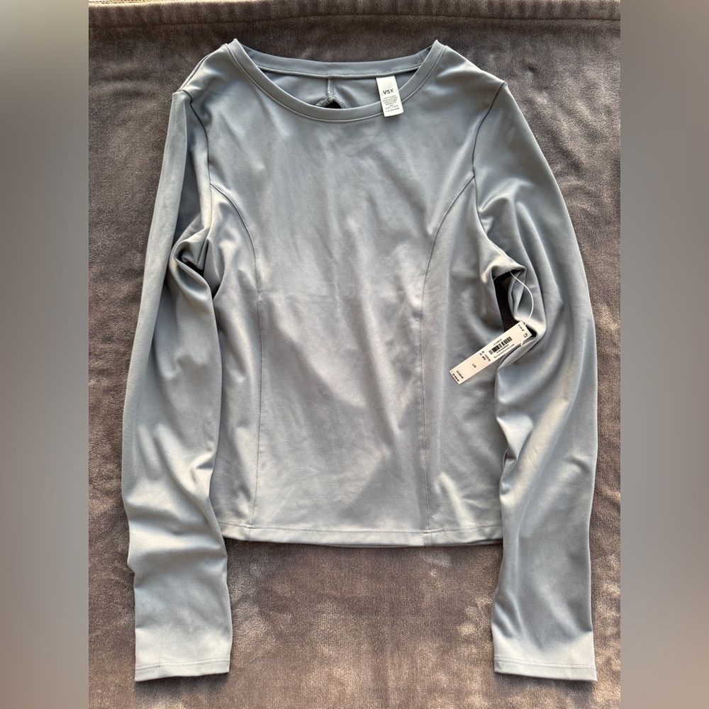 Victoria’s Secret VSX Essential Long-Sleeve Cut-Out Top NWT